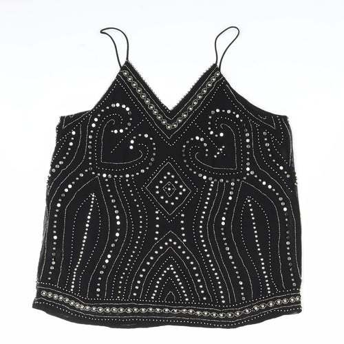River Island Womens Black   Camisole Tank Size 10