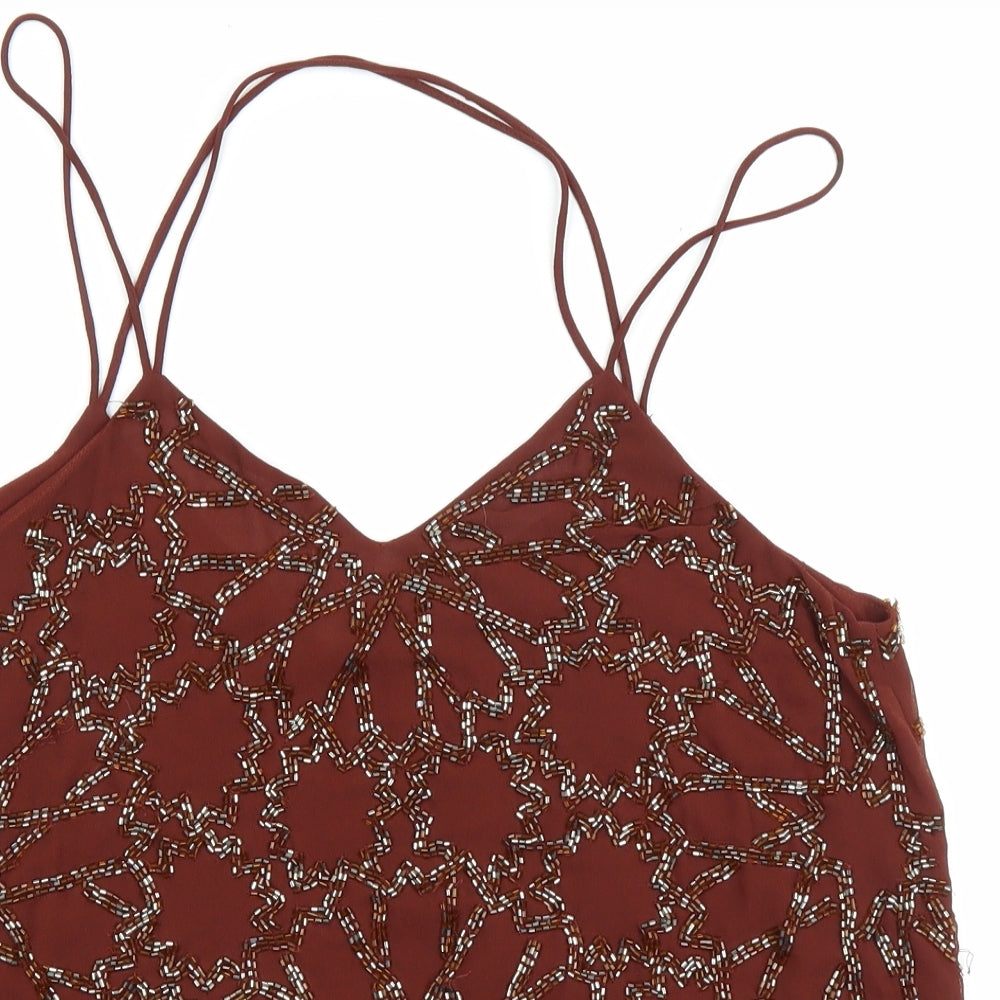 River Island Womens Brown   Camisole Tank Size 12