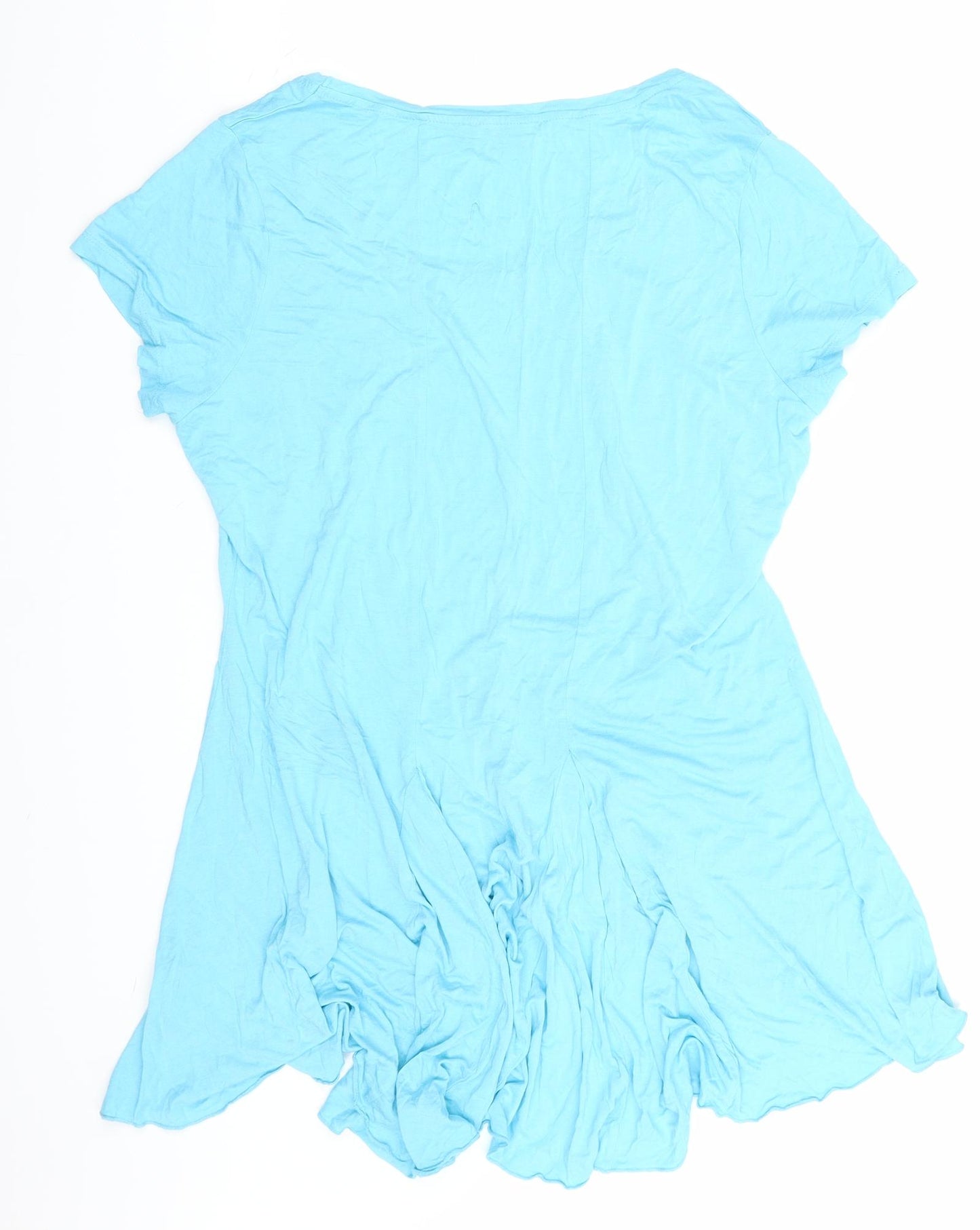 Soon Womens Blue   T-Shirt Dress  Size 18