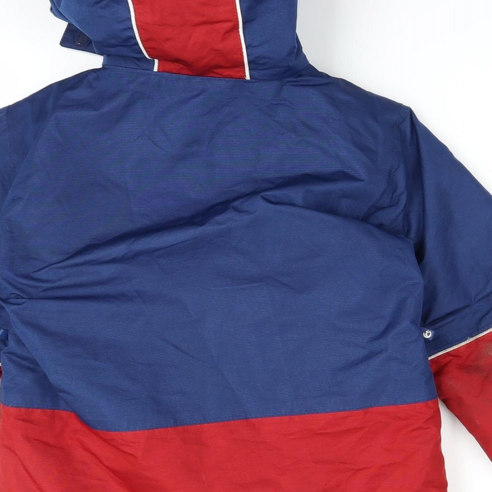 Glacier Point Boys Blue Colourblock  Ski Jacket Jacket Size 8-9 Years