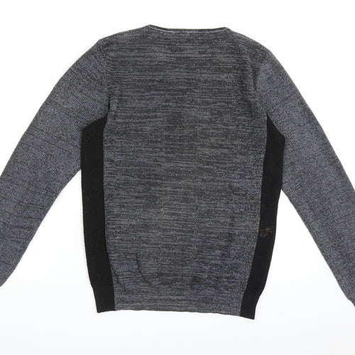 Don'Touch Womens Grey  Knit Pullover Jumper Size S