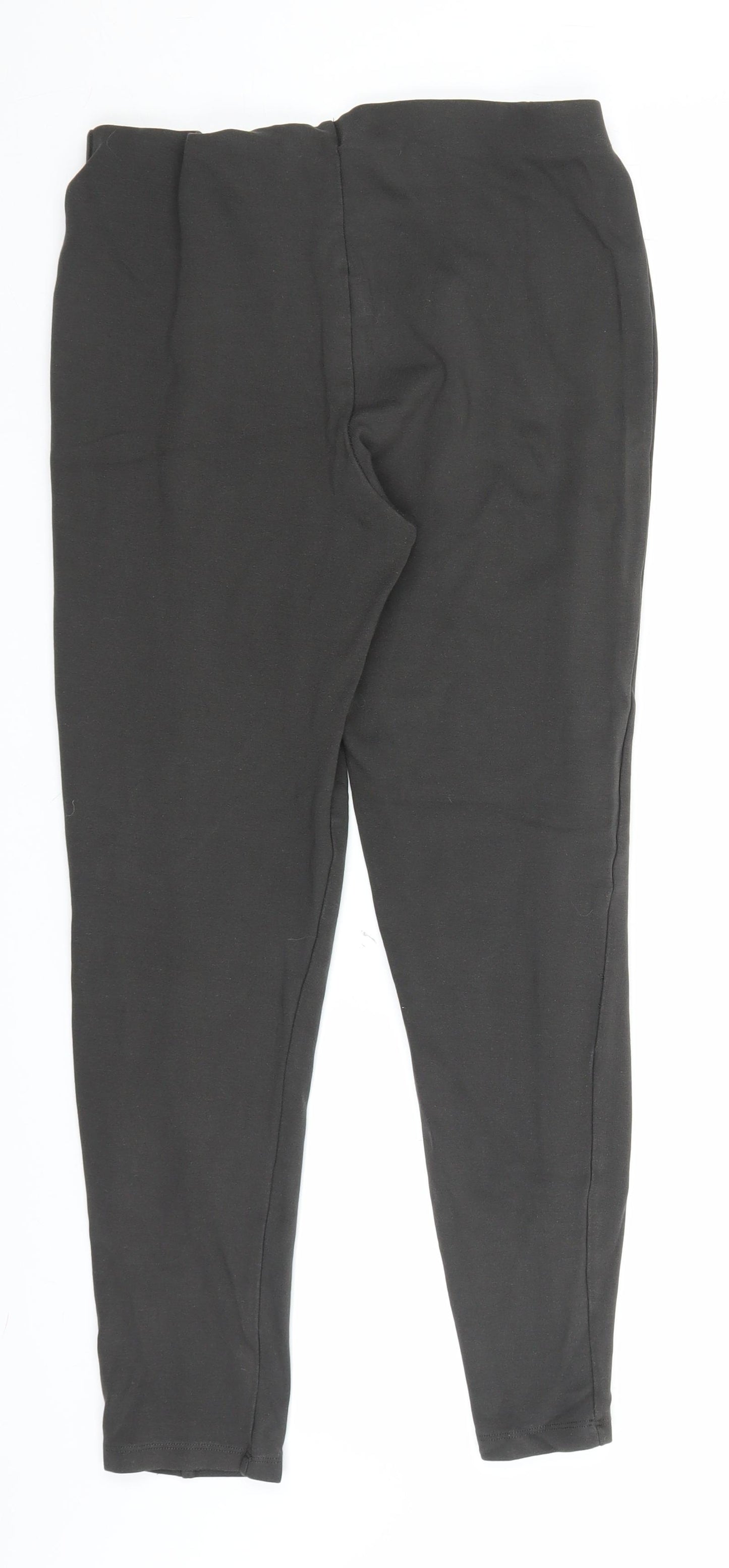 Marks and Spencer Womens Grey   Trousers  Size 14 L26 in