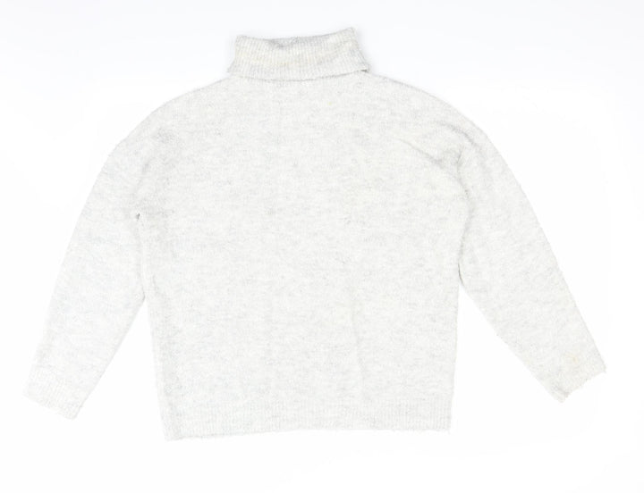 Dorothy Perkins Womens White Pullover Jumper Size M