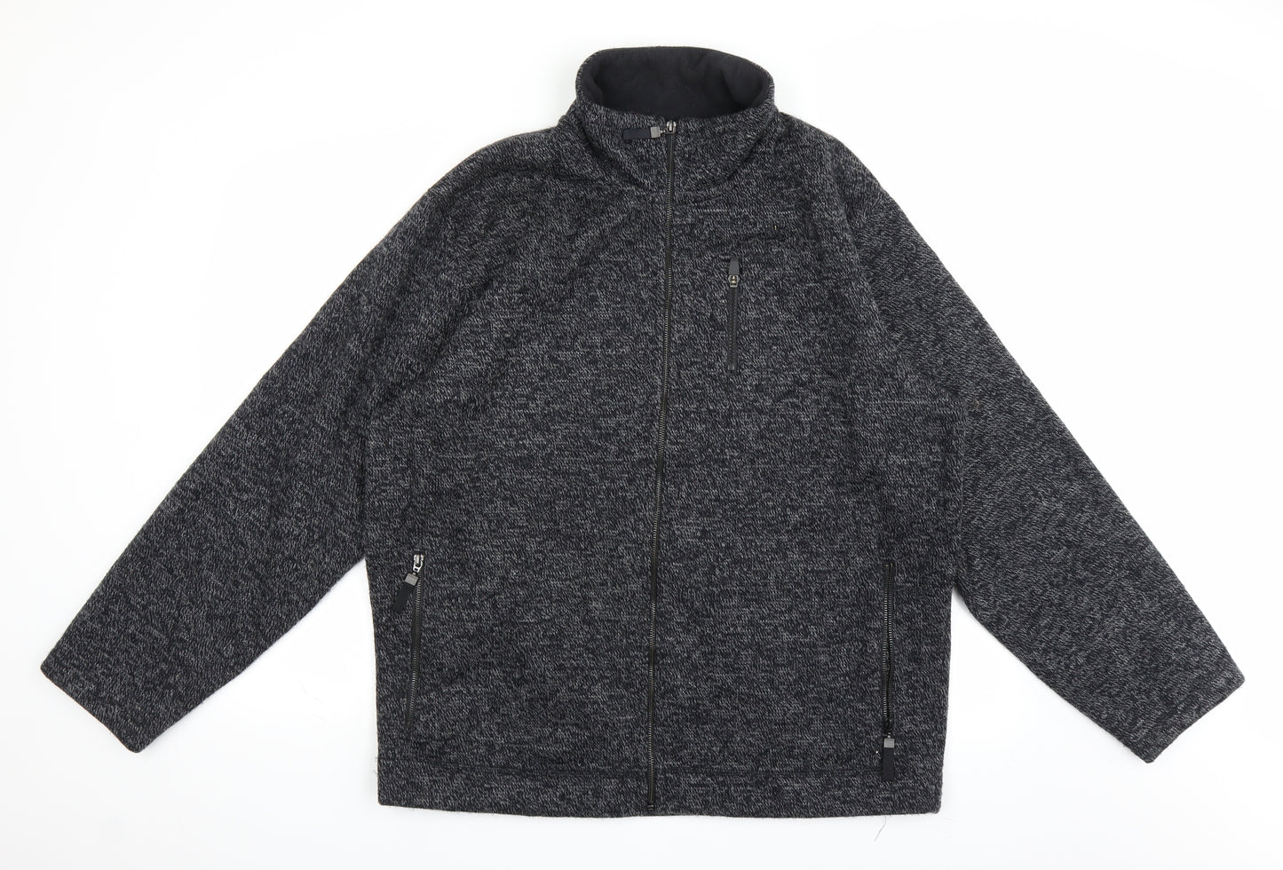Marks and Spencer Mens Grey  Knit Jacket  Size XL
