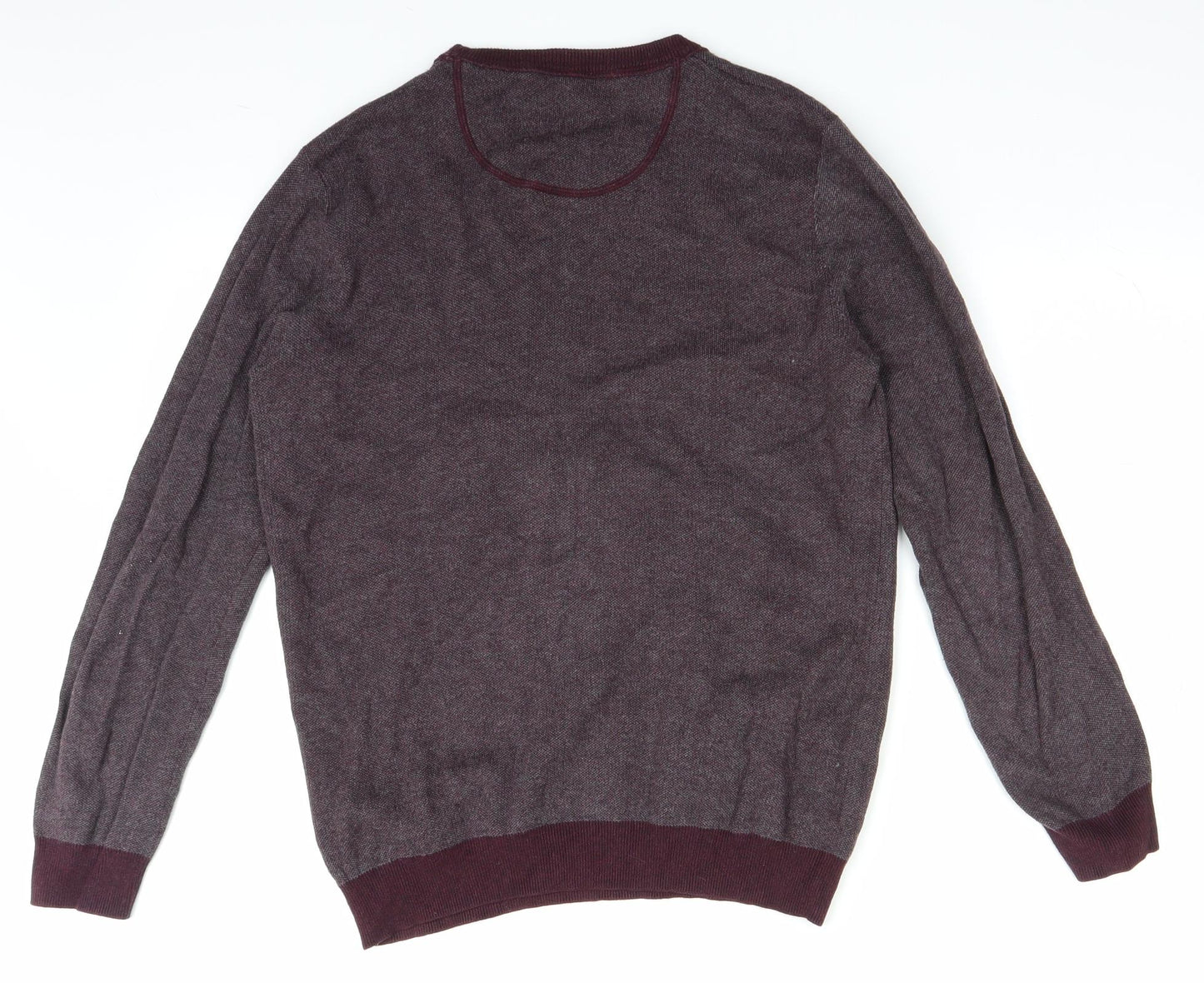 Racing Green Mens Red  Knit Pullover Jumper Size S