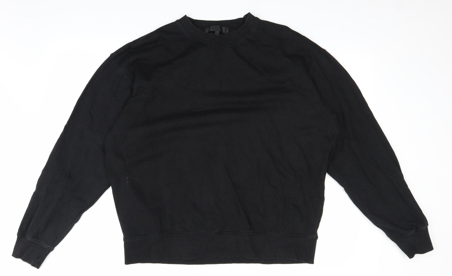 Mennace Mens Black   Pullover Jumper Size M