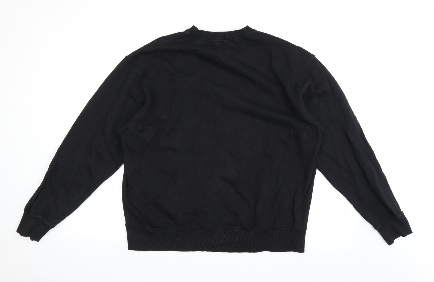 Mennace Mens Black   Pullover Jumper Size M