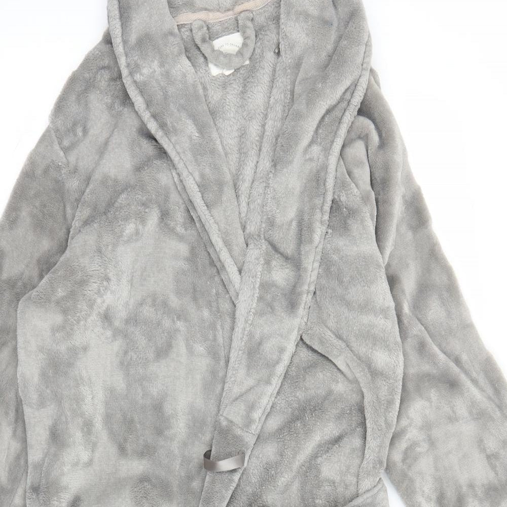 NEXT Womens Grey Solid   Robe Size M