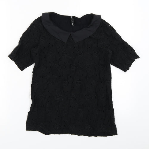 NEXT Womens Black   Basic T-Shirt Size 8