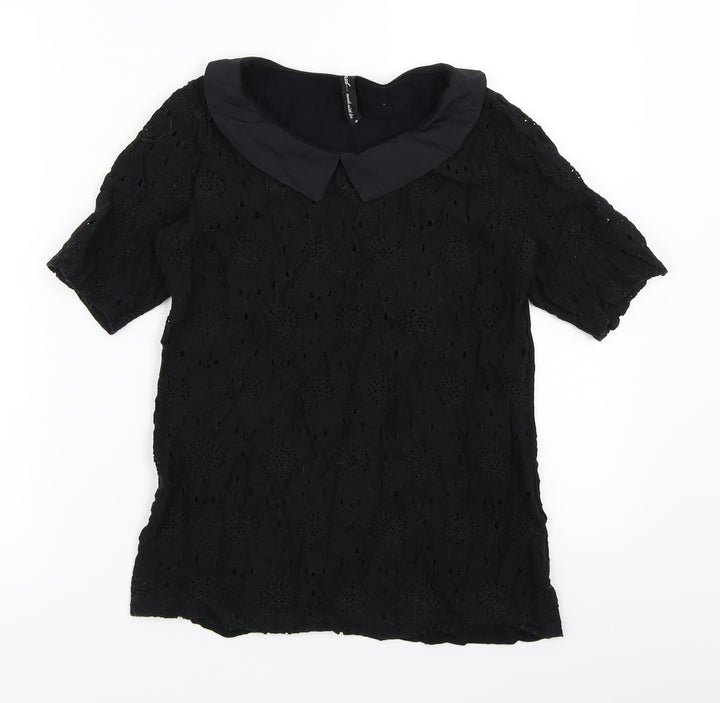 NEXT Womens Black   Basic T-Shirt Size 8
