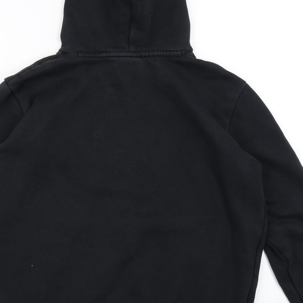 PUMA Mens Black   Pullover Hoodie Size S