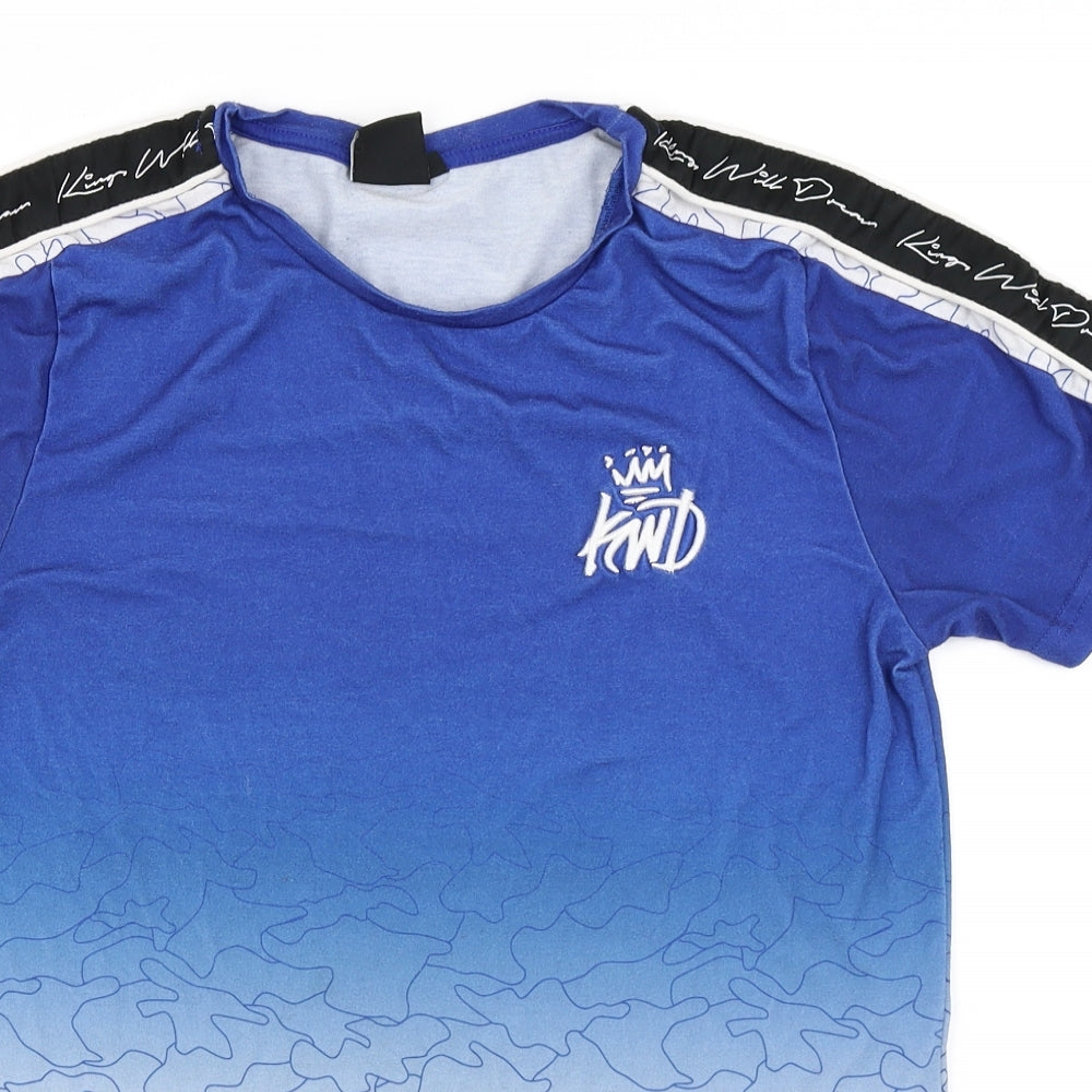 KWD Boys Blue   Basic T-Shirt Size 14-15 Years