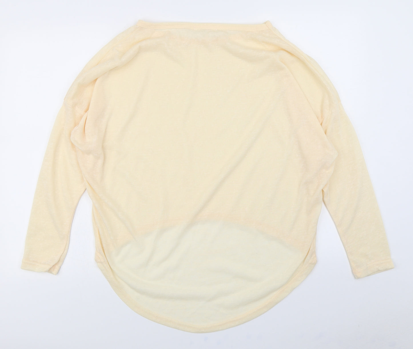 Vicabo Womens Yellow   Basic T-Shirt Size S