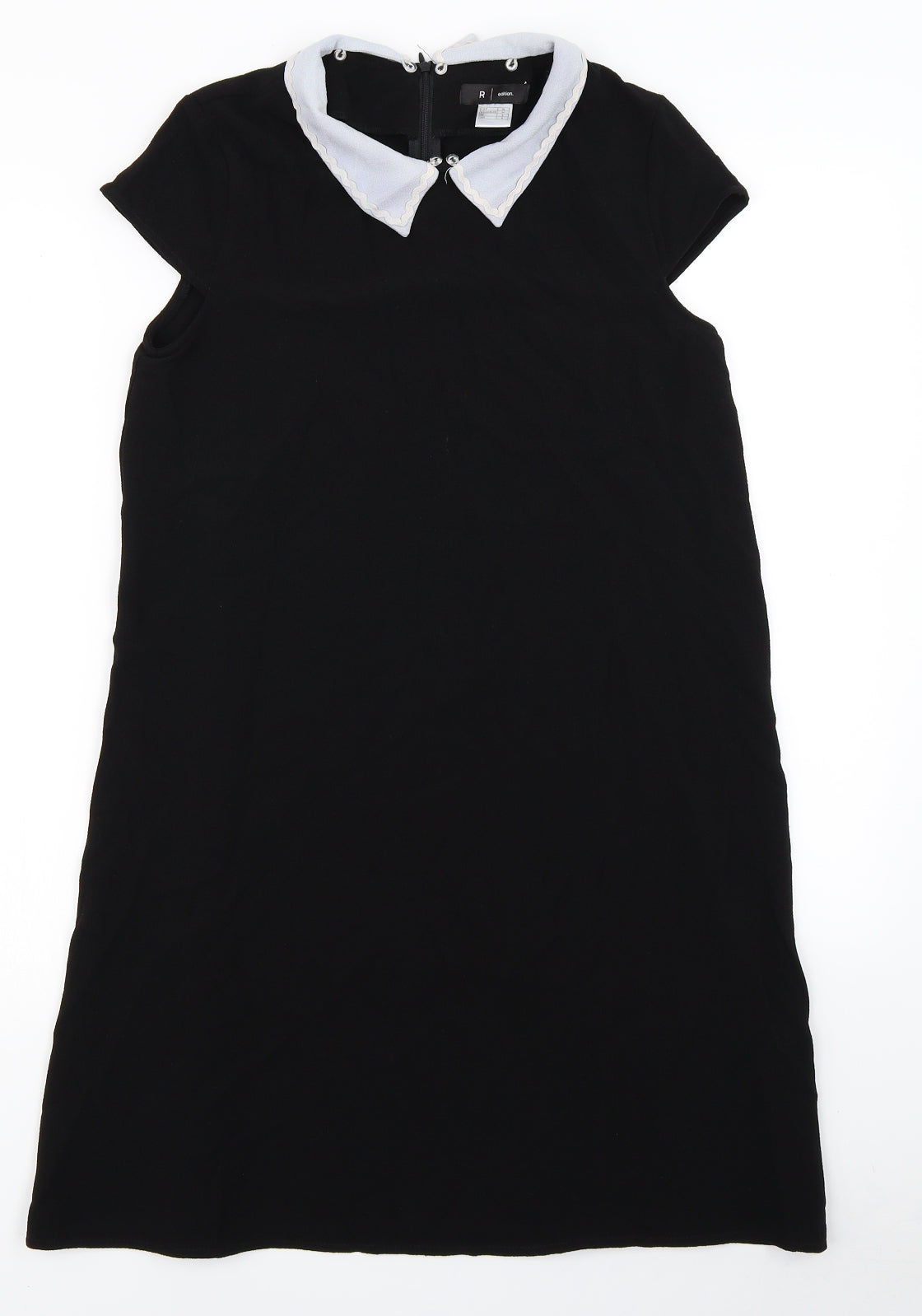 R. Womens Black   A-Line  Size 8