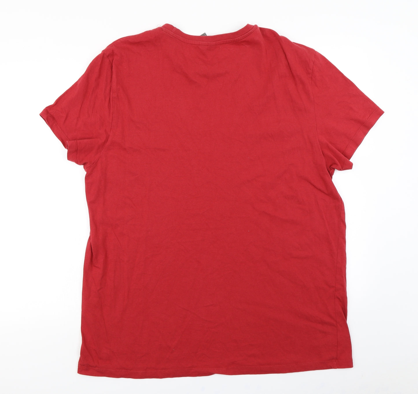 ASOS Mens Red    T-Shirt Size 2XL
