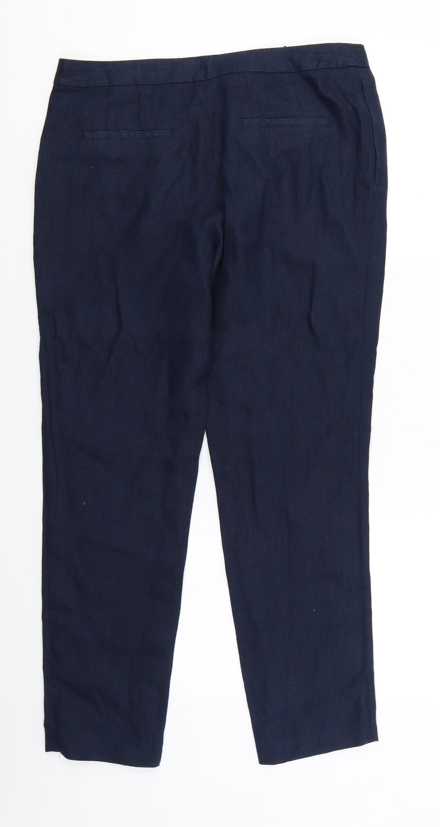 NEXT Womens Blue   Trousers  Size 12 L27 in