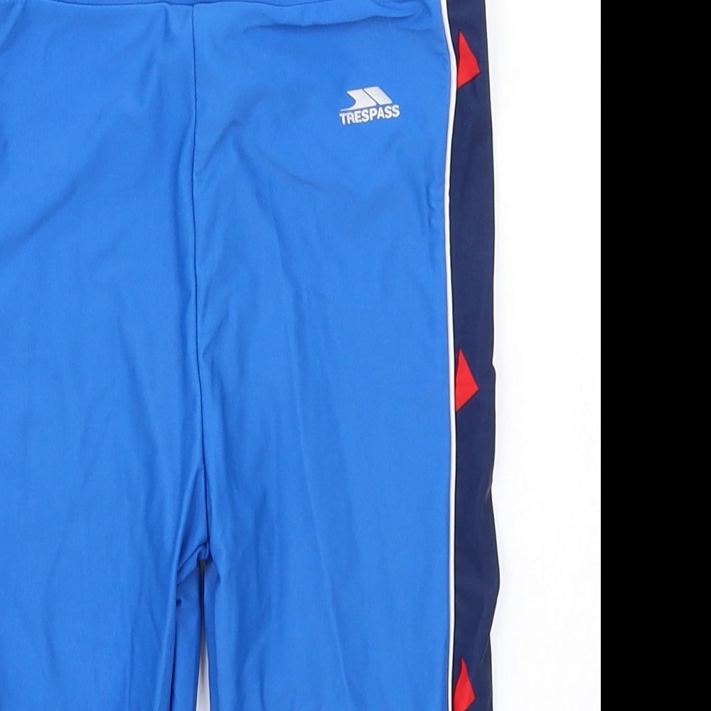 Trespass Boys Blue   Compression Shorts Size 9-10 Years