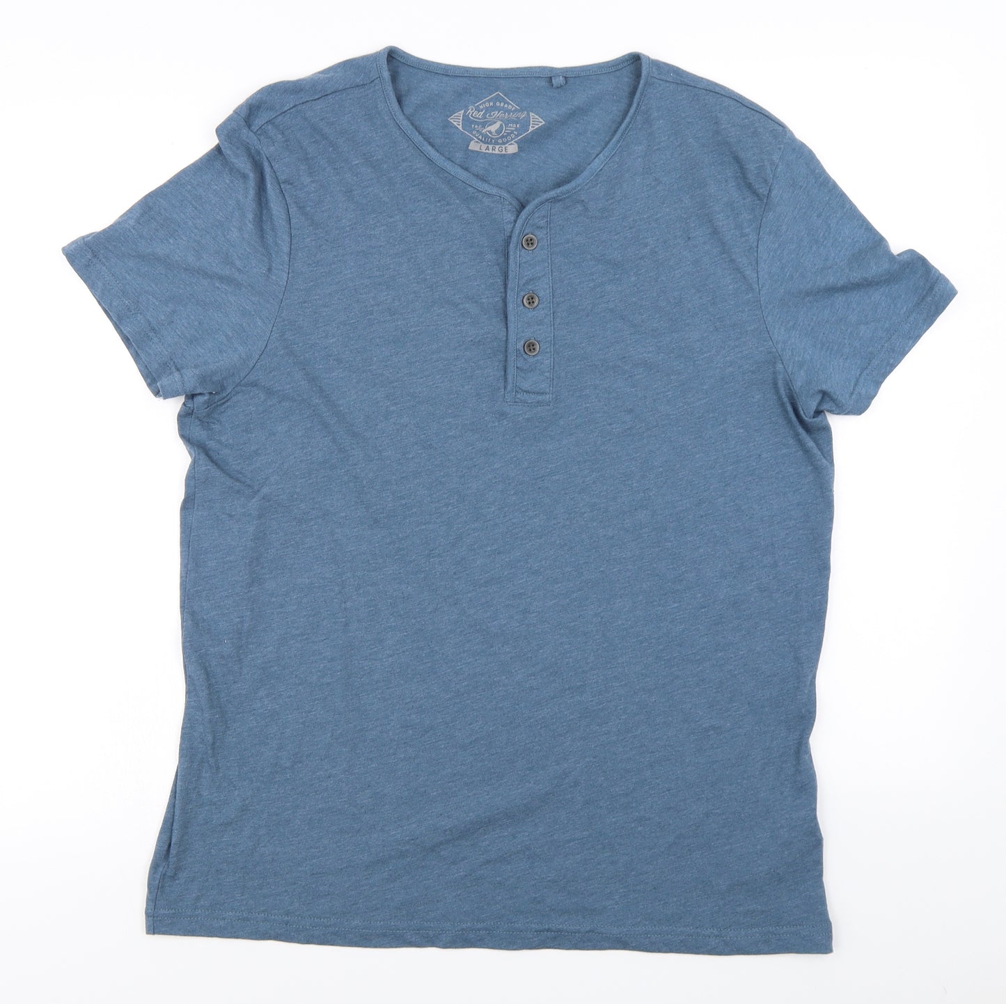 Red Herring Mens Blue    T-Shirt Size L
