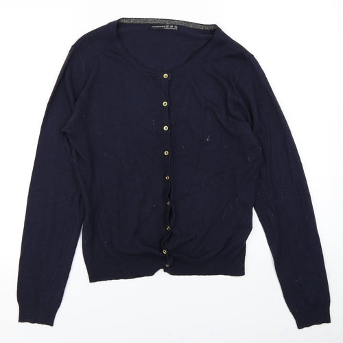 Atmosphere Womens Blue  Knit Cardigan Jumper Size 12