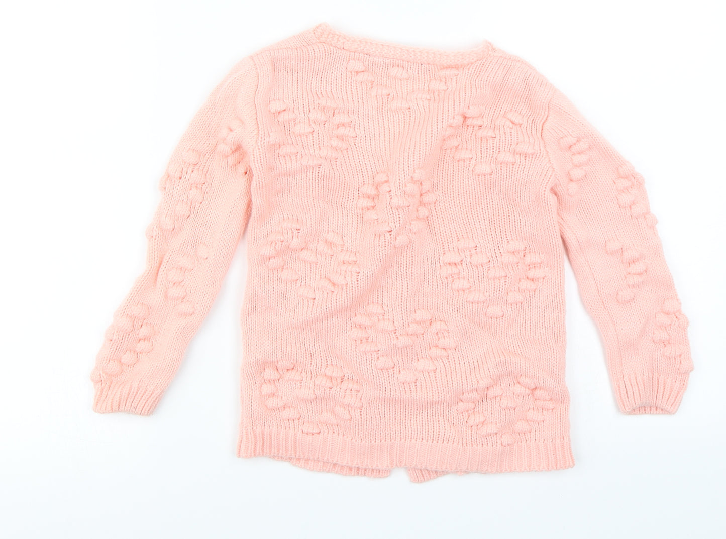 George Girls Pink   Cardigan Jumper Size 4-5 Years