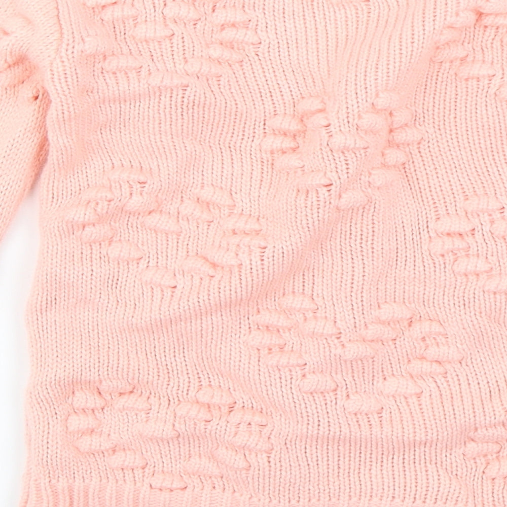 George Girls Pink   Cardigan Jumper Size 4-5 Years