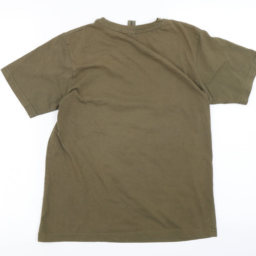 Urban Outlaws Boys Green   Basic T-Shirt Size 11-12 Years
