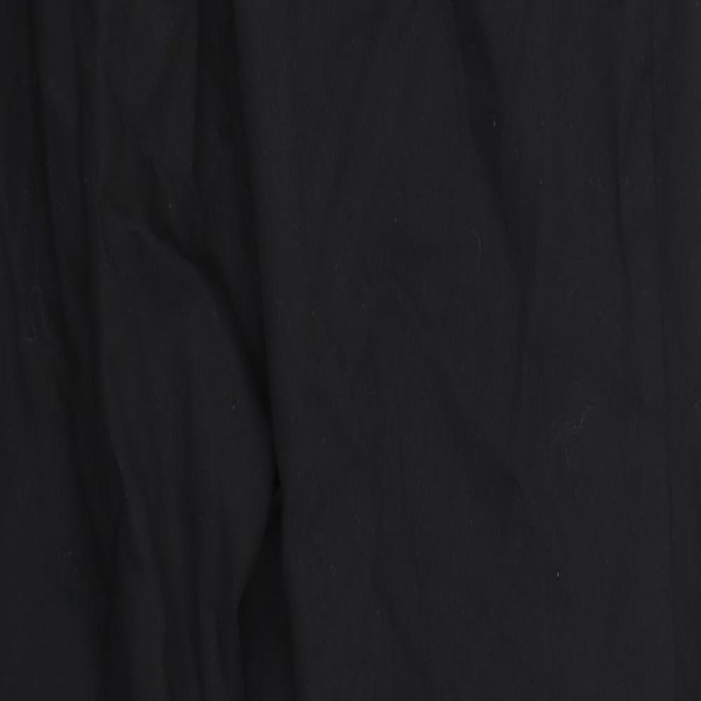 St Michael Womens Black   Trousers  Size 16 L29 in