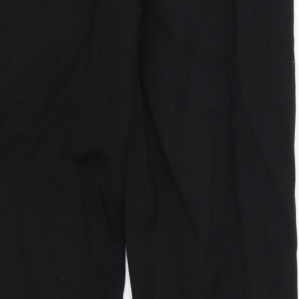 M&S Womens Black   Trousers  Size 10 L25 in
