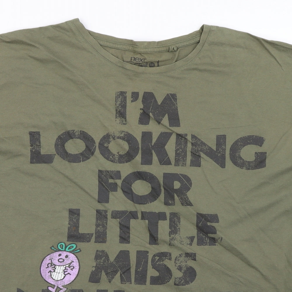 NEXT Mens Green    T-Shirt Size 2XL
