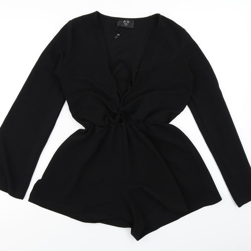 AX Paris Womens Black   Playsuit One-Piece Size 8