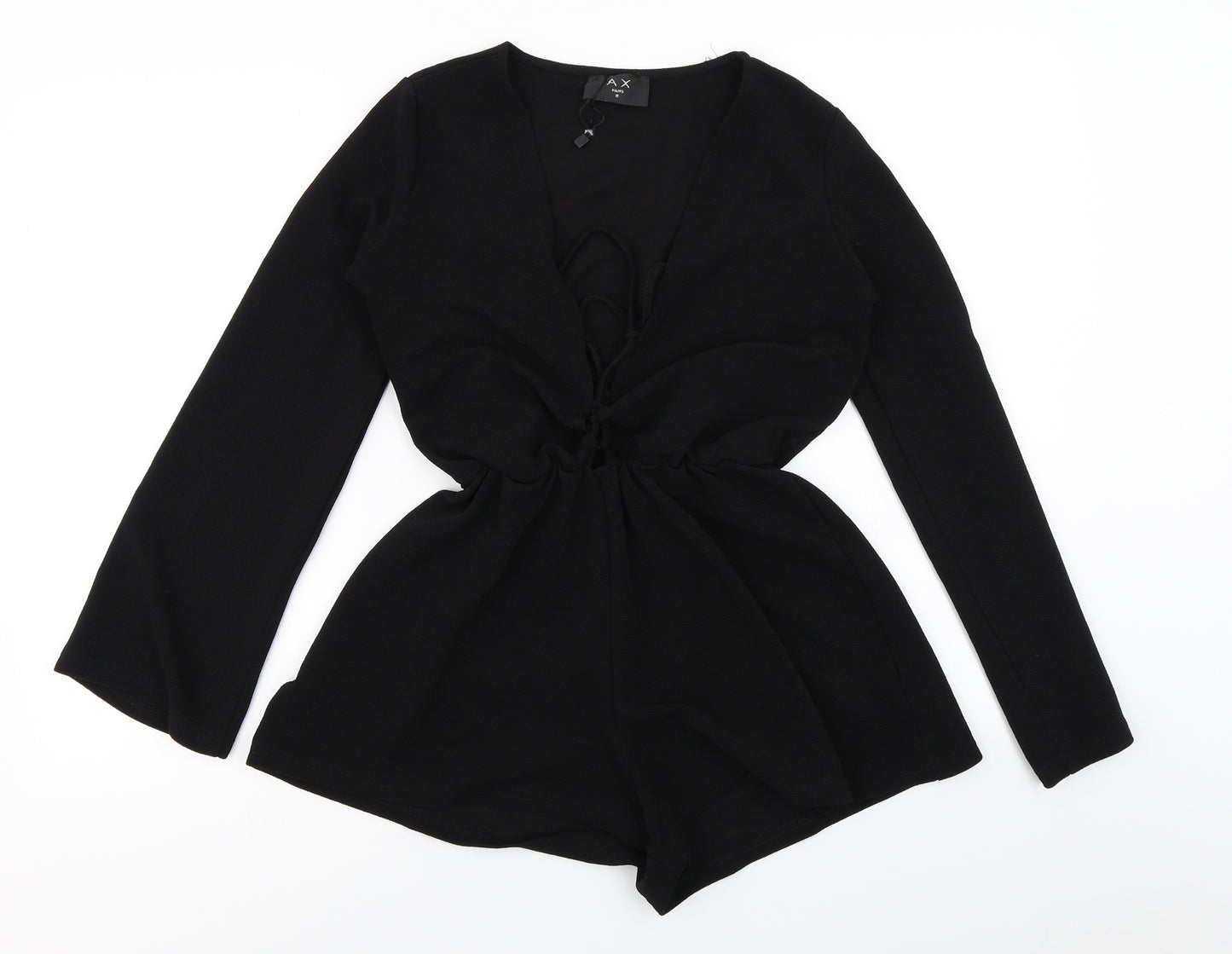 AX Paris Womens Black   Playsuit One-Piece Size 8
