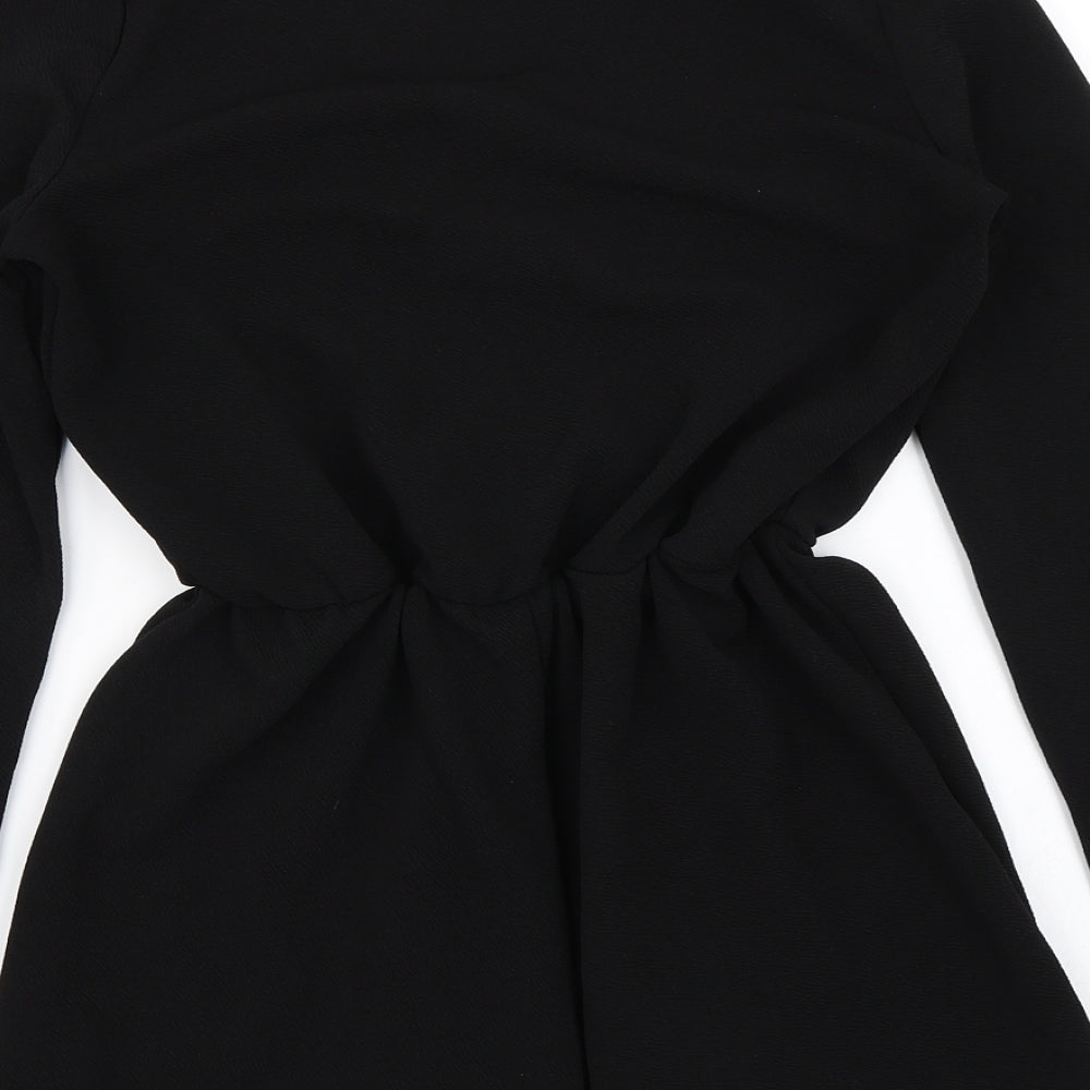 AX Paris Womens Black   Playsuit One-Piece Size 8