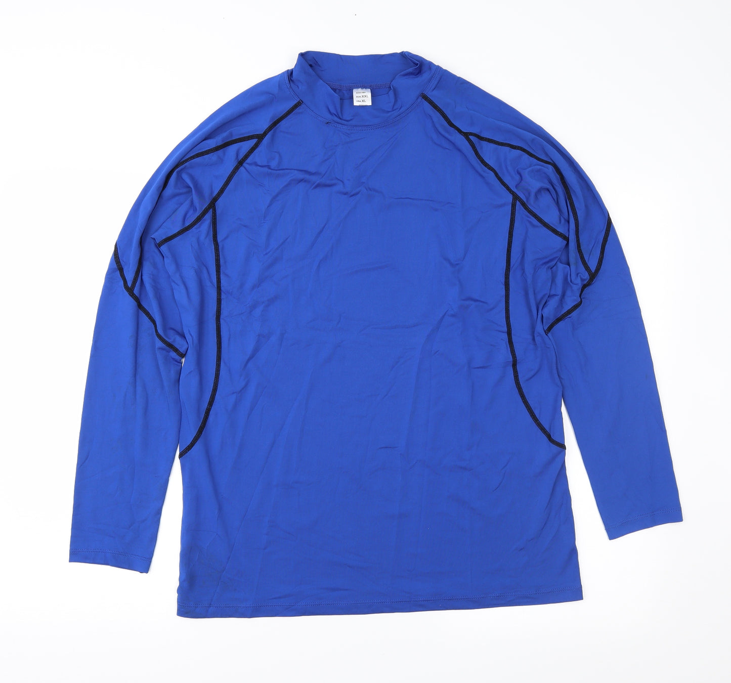 Preworn Mens Blue   Pullover T-Shirt Size 2XL