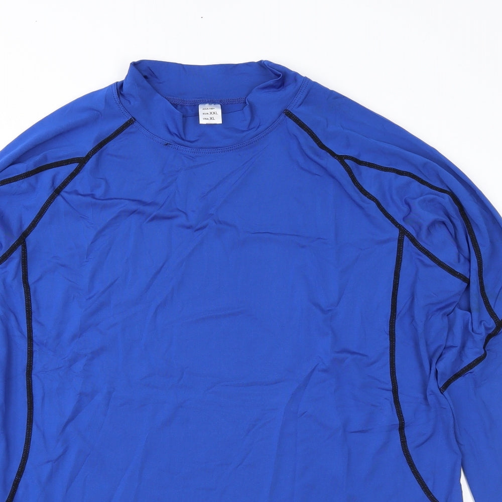 Preworn Mens Blue   Pullover T-Shirt Size 2XL