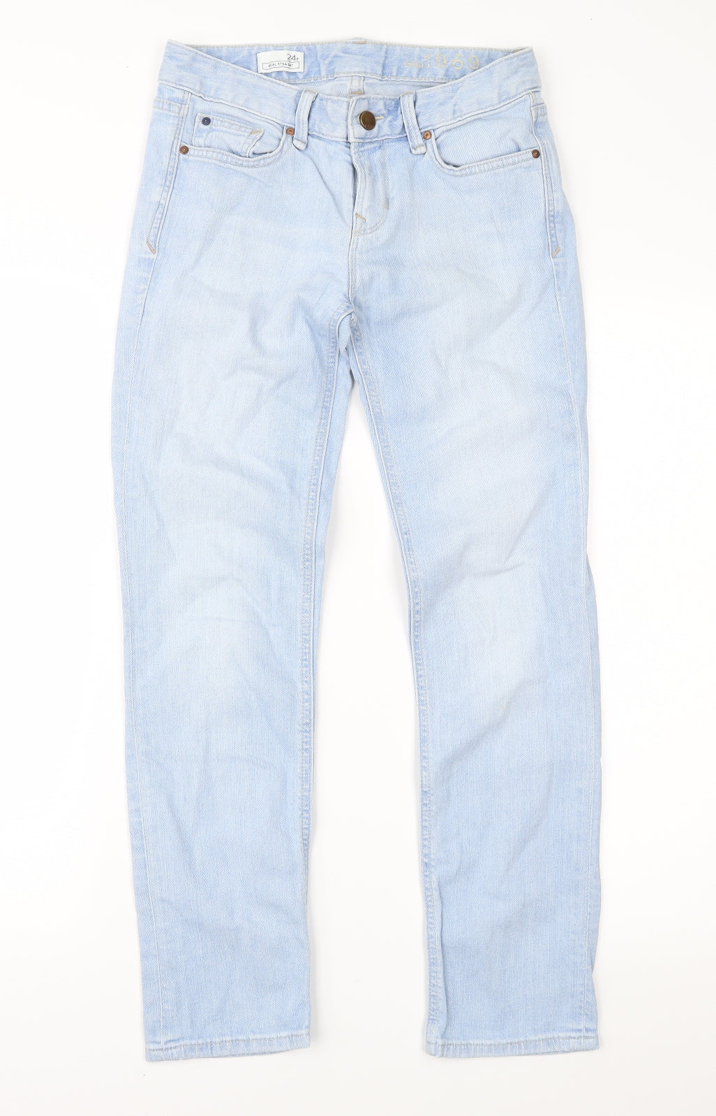 Gap Womens Blue  Denim Straight Jeans Size 24 L27 in