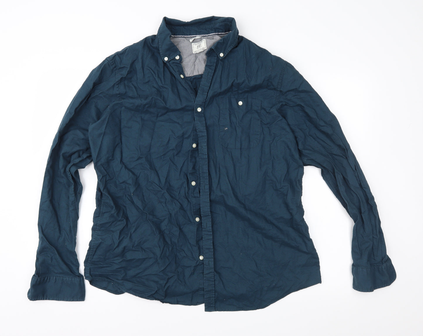 F&F Mens Green    Button-Up Size XL