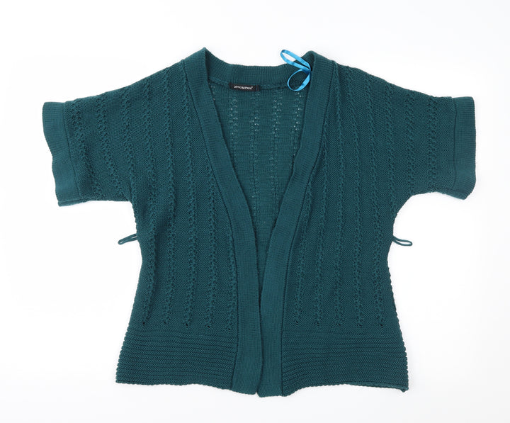 Atmosphere Womens Green  Knit Cardigan Jumper Size 8