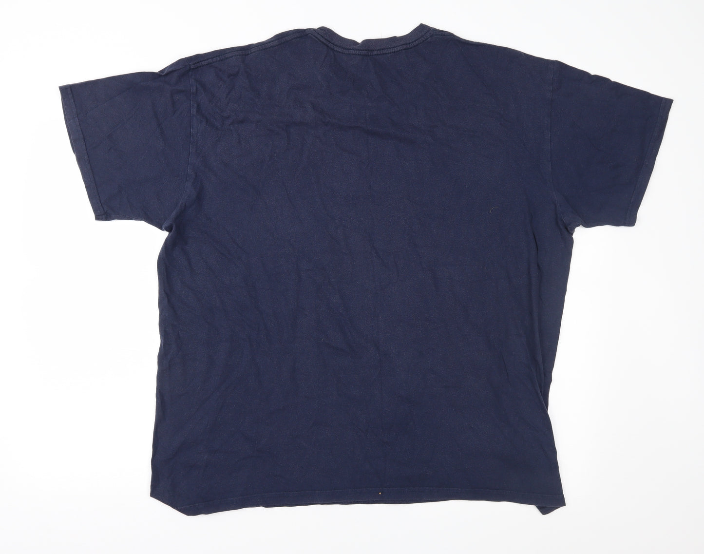 River Island Mens Blue  Jersey  T-Shirt Size XL