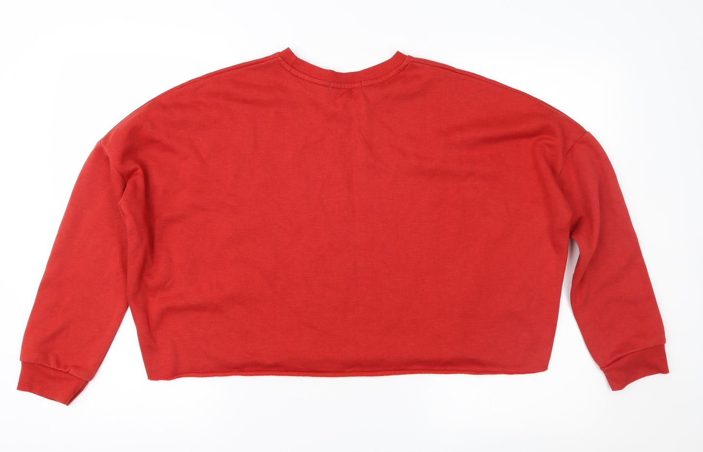 Primark Womens Red   Pullover Sweatshirt Size S  - Cropped