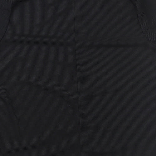 Boohoo Womens Black   Basic T-Shirt Size 4