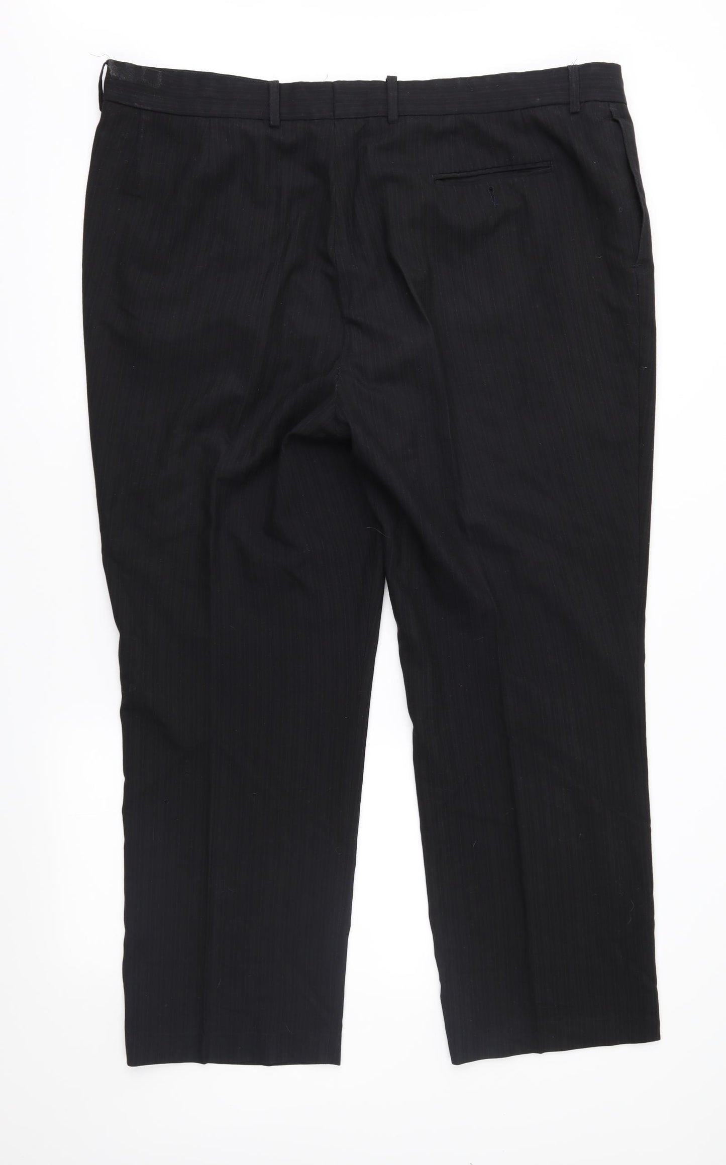 F&F Mens Black Striped  Trousers  Size 42 in L28 in
