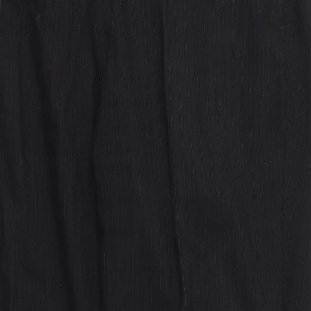 F&F Mens Black Striped  Trousers  Size 42 in L28 in