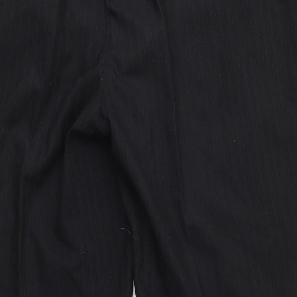 F&F Mens Black Striped  Trousers  Size 42 in L28 in