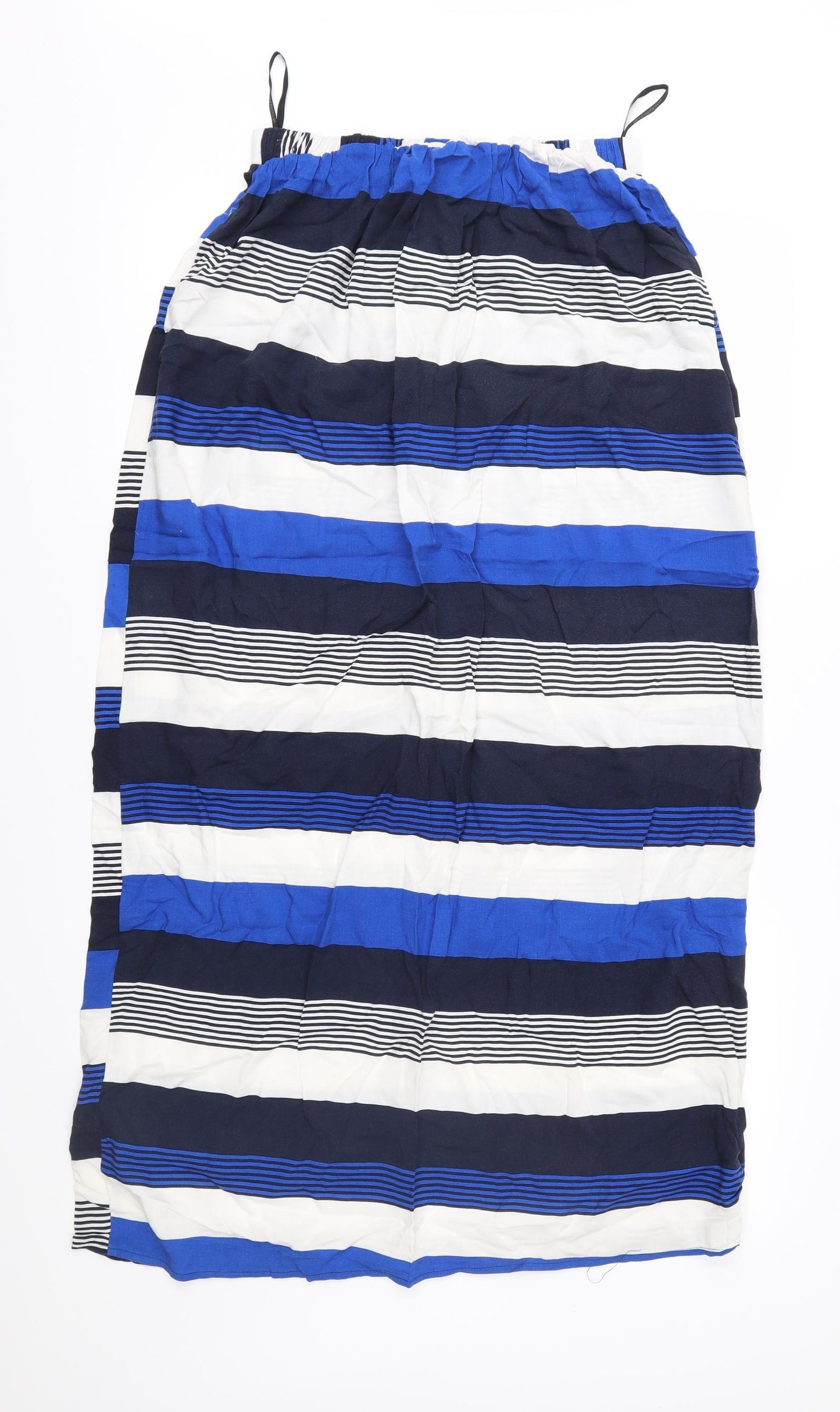 Atmosphere Womens Blue Striped  Maxi Skirt Size 10