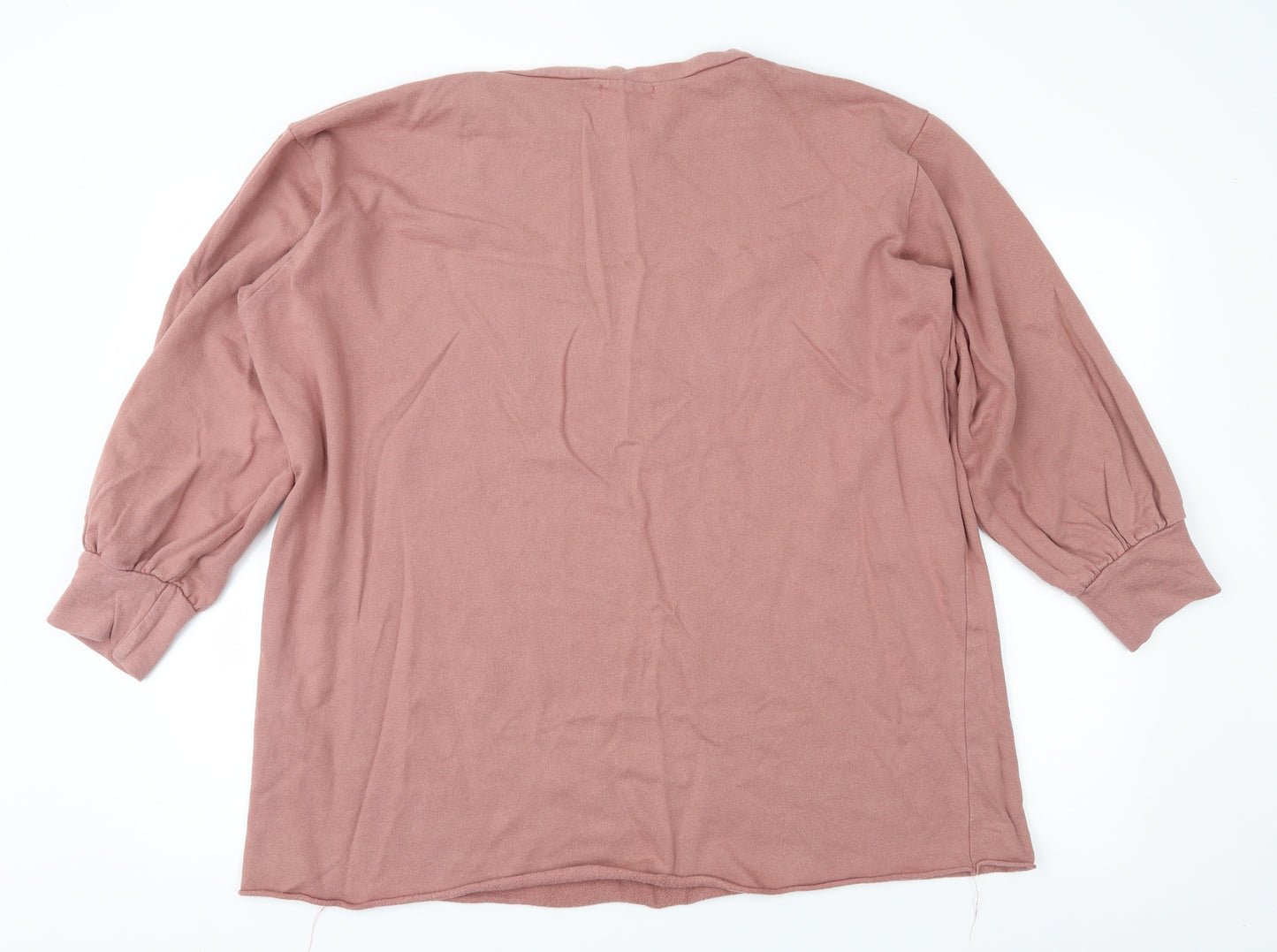 PRETTYLITTLETHING Womens Pink   Pullover Sweatshirt Size 6