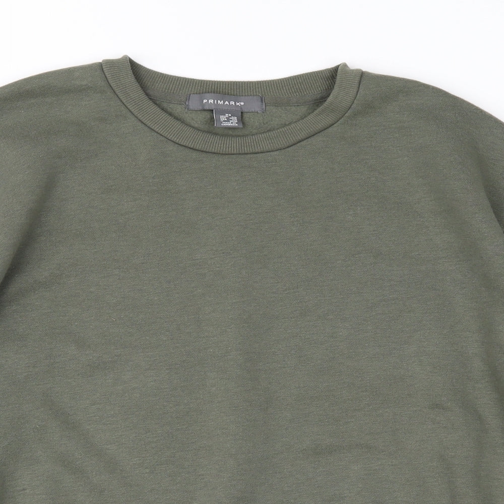 Primark Womens Green   Pullover Sweatshirt Size XS