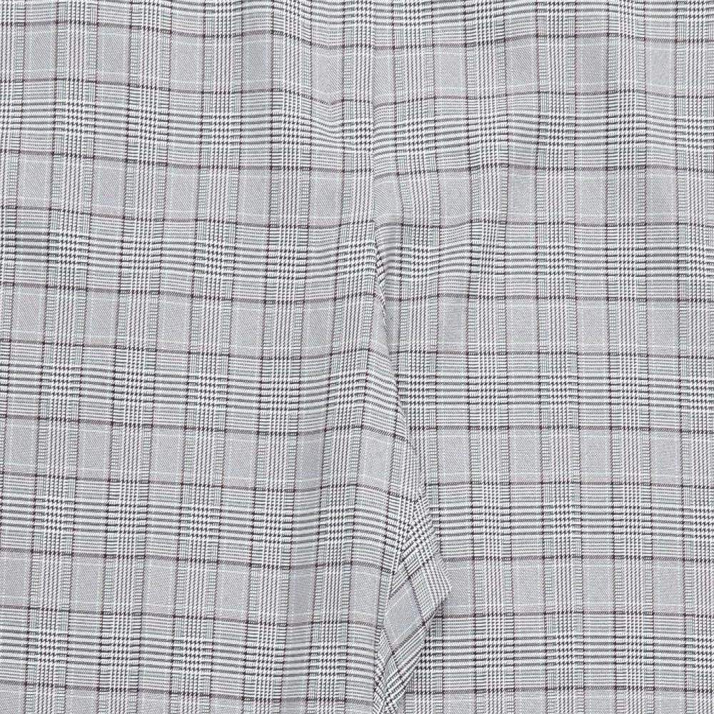 George Womens Grey Check  Trousers  Size 22 L27 in