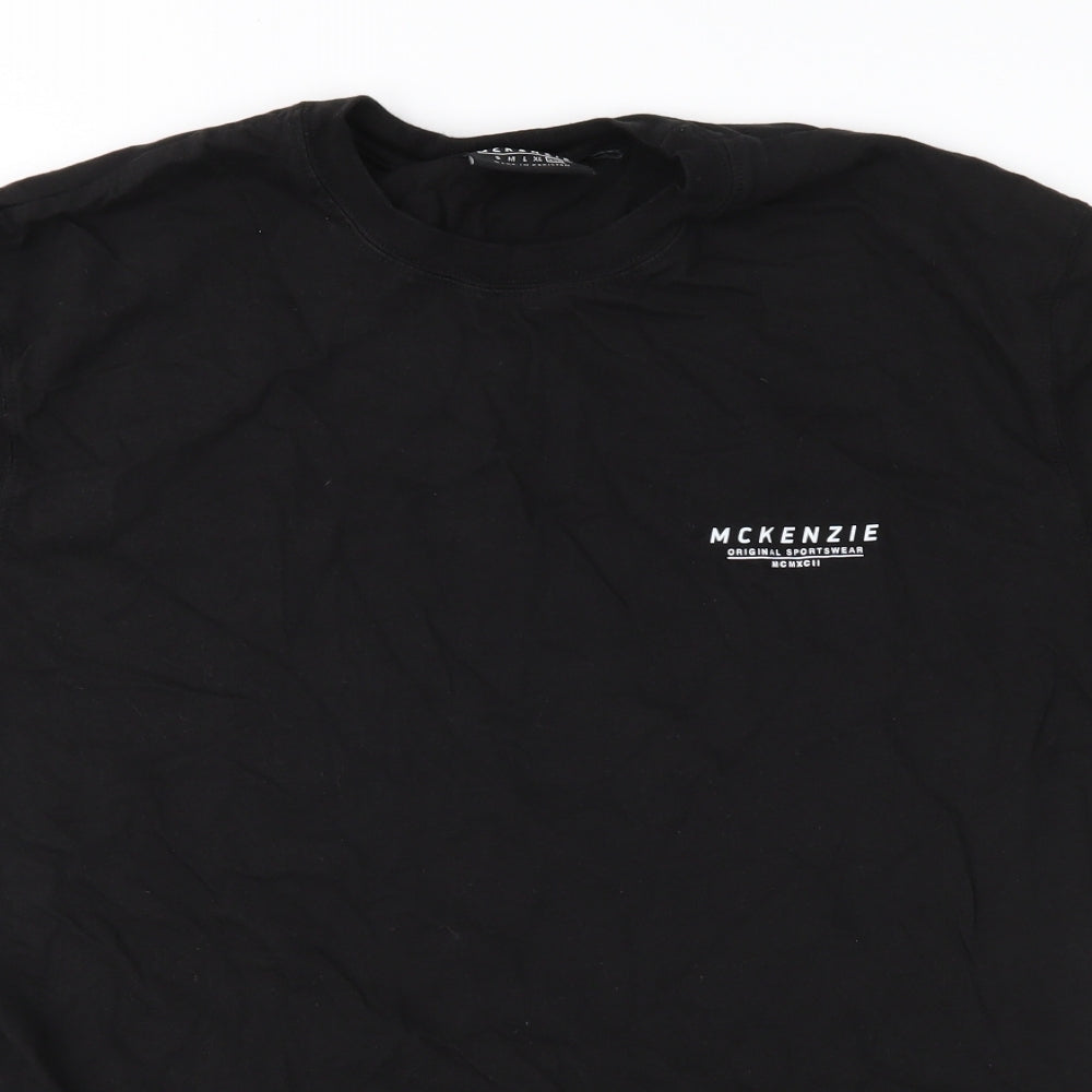 McKenzie Mens Black  Jersey  T-Shirt Size 2XL