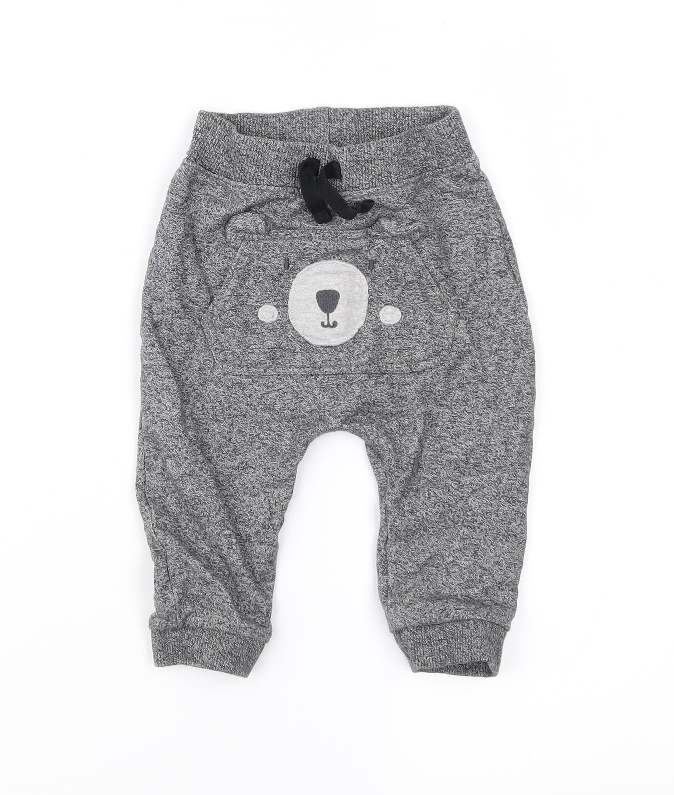 George Boys Grey   Jogger Trousers Size 3-6 Months