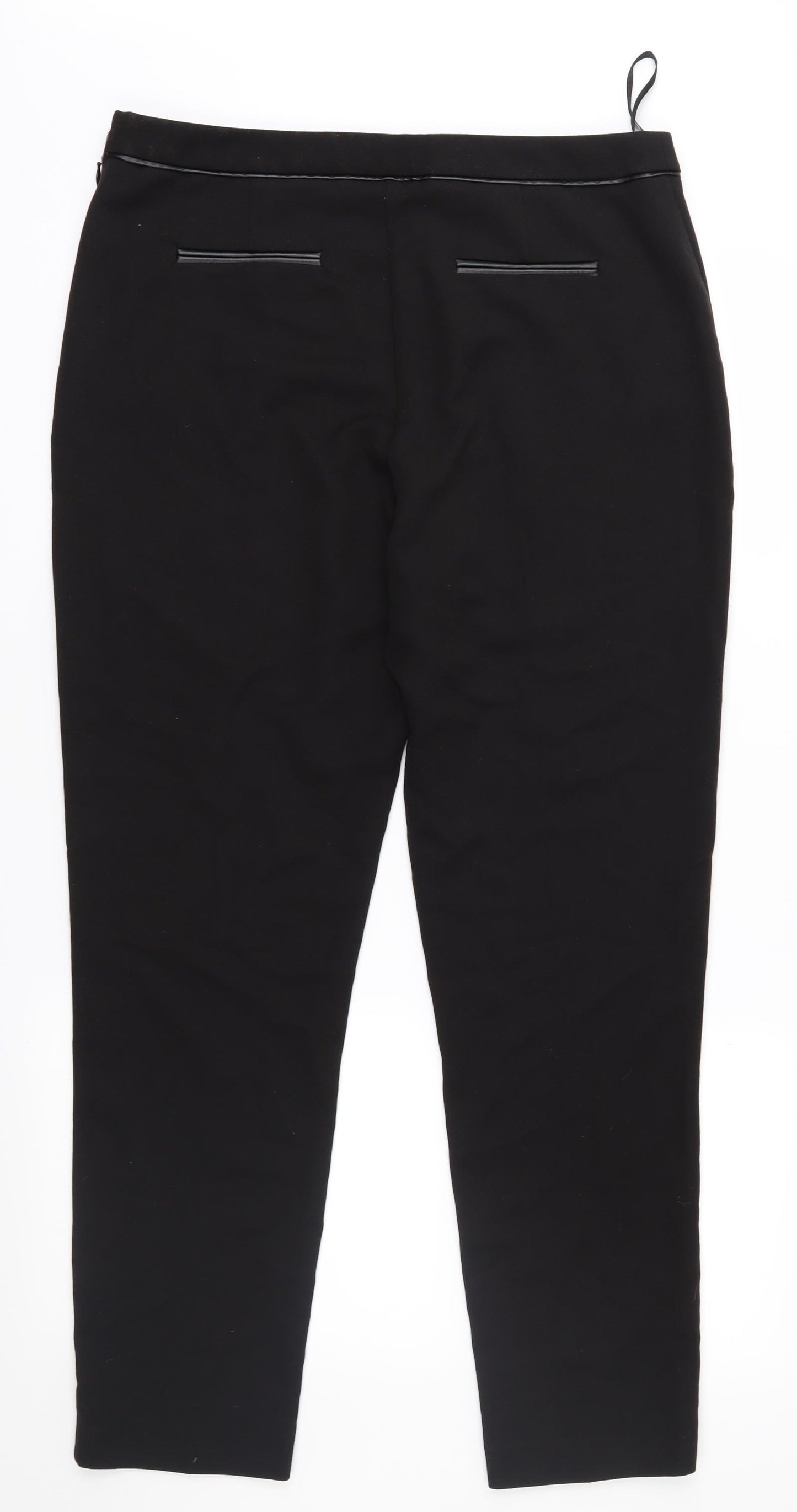 F&F Womens Black   Trousers  Size 12 L29 in